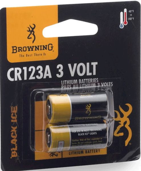 BROWNING BATTERIES CR123A 2- PACK - for sale