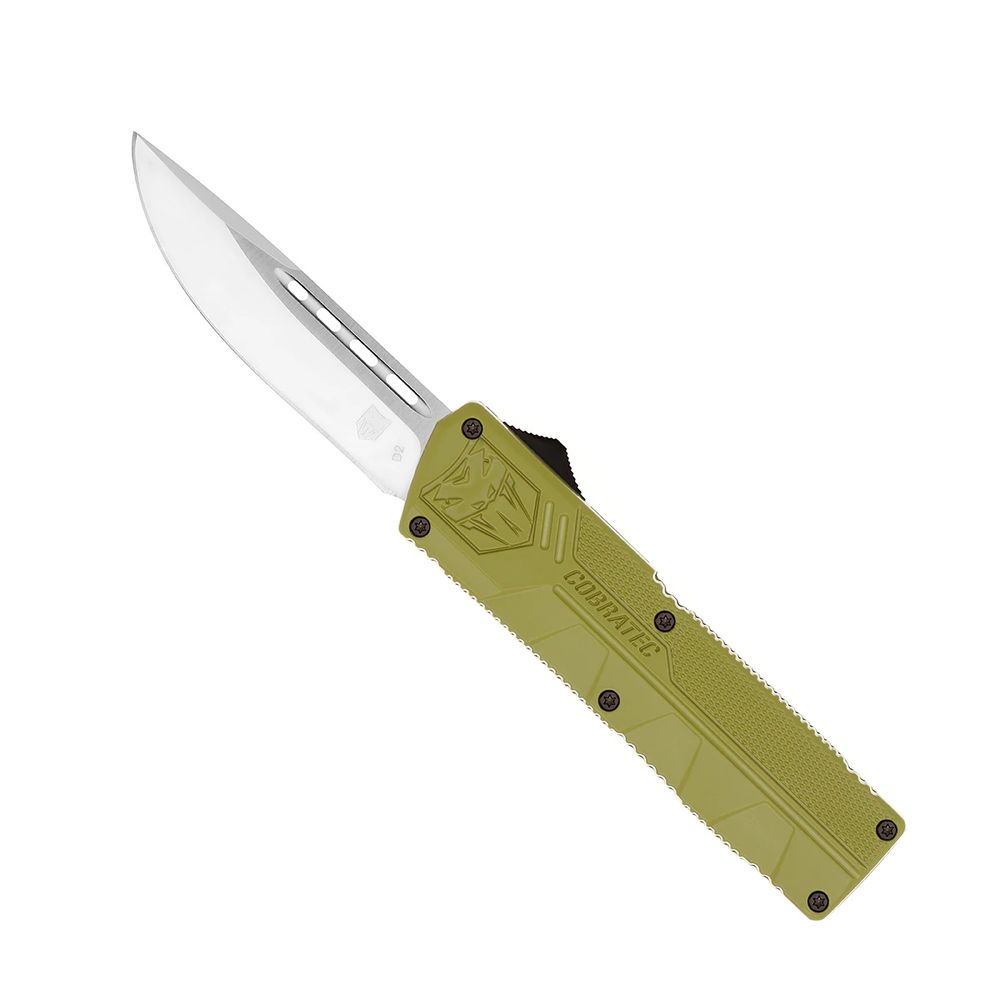 cobratec knives - Lightweight - OD GREEN LTWT DROP NOT SERR for sale