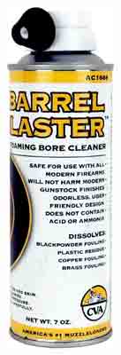 CVA BARREL BLASTER FOAMING BORE CLEANER 7OZ. CAN - for sale