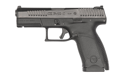 CZ USA - CZ P-10 - 9mm Luger for sale,cz,p-10c,9mm,4 barrel,polymer frame and grips,trigger safety,compact,semi-automatic,3 dot sights,striker fired,15rd,black finish