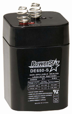 AMERICAN HUNTER BATTERY RECHARGEABLE 6V 5AMP SPRINGTOP - for sale
