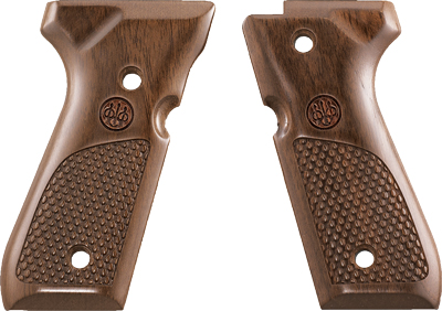 BERETTA GRIPS 92 96 WOOD OVAL CHKRNG - for sale