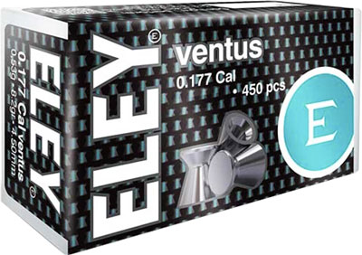ELEY VENTUS PELLETS .177 4.49MM 8.2 GRAINS 450-PACK - for sale