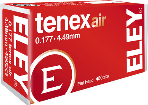 ELEY TENEX AIR PELLETS .177 4.49MM 8.2 GRAINS 450-PACK - for sale