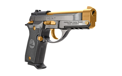 GIRSAN MC14T SOLUTION 380ACP GOLD AND BLACK G10 TIPUP 13RD - for sale