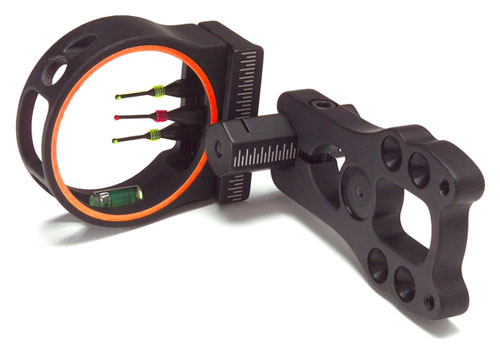 30-06 OUTDOORS BOW SIGHT KING PIN ECO 3-PIN .019 BLACK - for sale