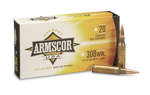 ARMSCOR 308WIN 147GR FMJ 20/200 - for sale