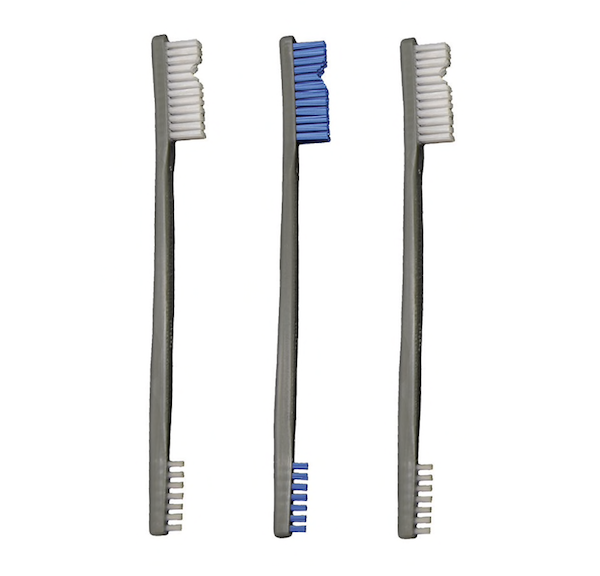 otis technologies - AP Brushes - 3 PACK AP BRUSHES 2 NYLON/1 BLUE NYLON for sale