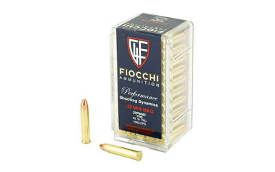 Fiocchi - Field Dynamics - .22 Mag - SD 22WMR 40GR TMJ 50RD for sale