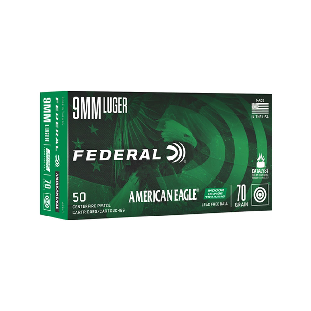 FED AM EAGLE 9MM 70GR LFB 50/500 - for sale