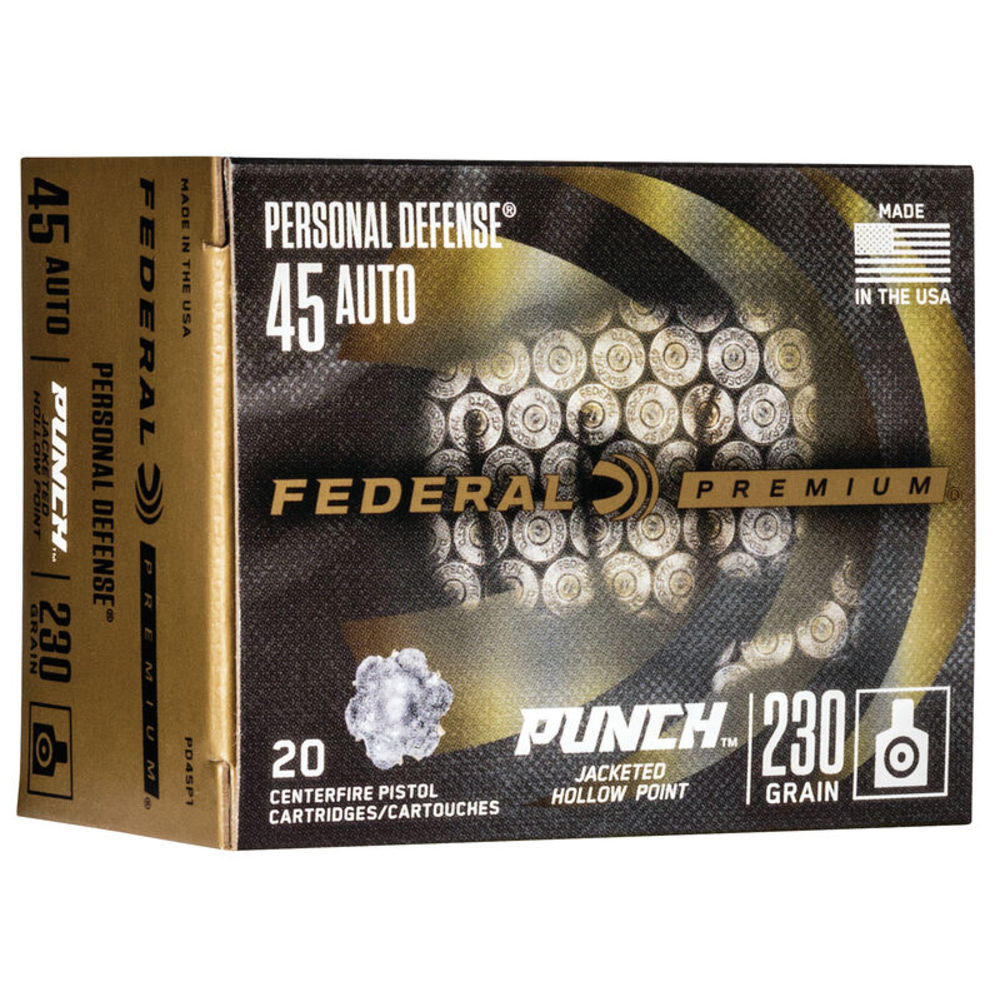 FED PUNCH 45ACP 230GR JHP 20/200 - for sale
