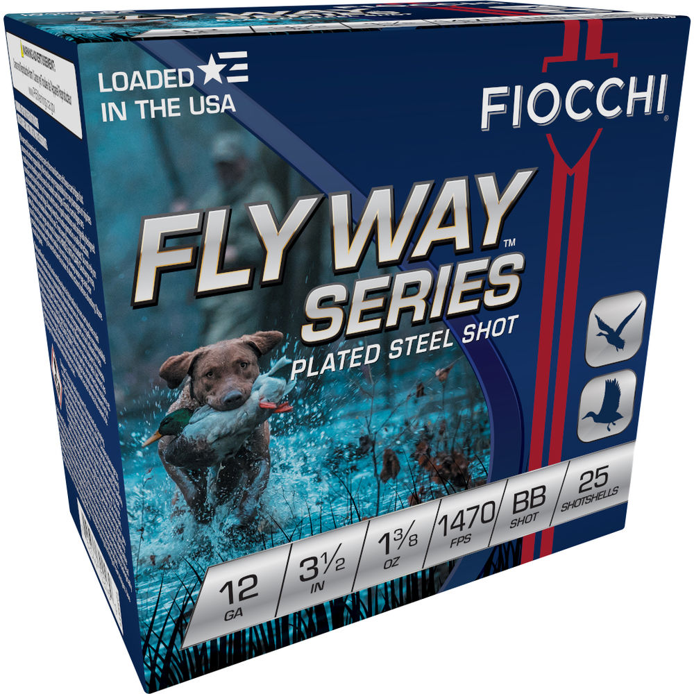 FIOCCHI FLYWAY 12GA 3.5" #BB 1470FPS 1-3/8OZ 25RD 10BX/CS - for sale