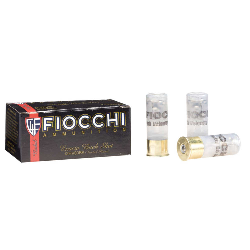 Fiocchi - Exacta - 12 GA - BUCKSHOT 12GA 2.75IN 00 NKL HV 10RD for sale