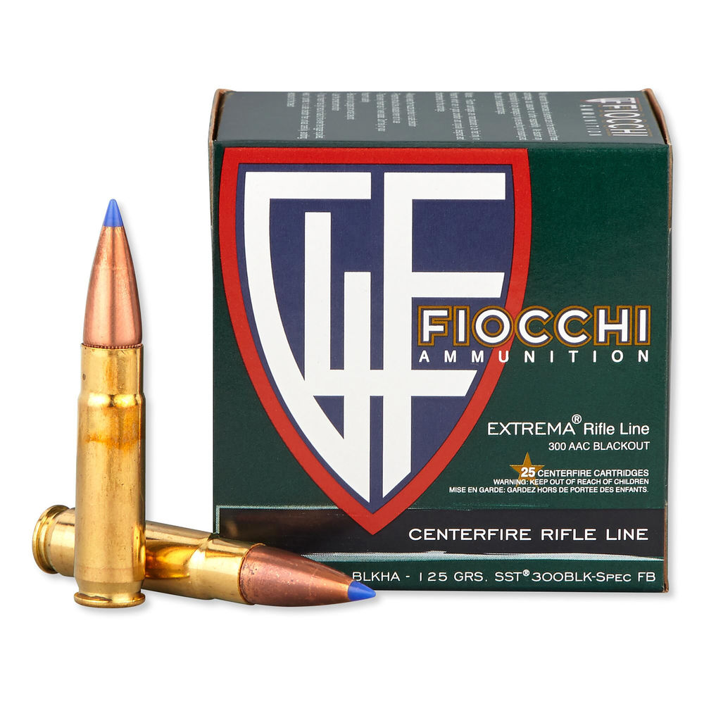 FIOCCHI 300 AAC 125GR SST 25RD 20BX/CS - for sale