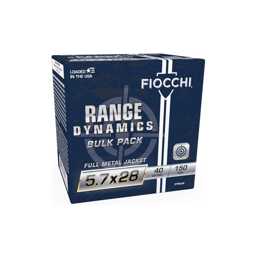 Fiocchi - Range Dynamics - 5.7x28mm - AMMO RD 5.7X28 40GR 150/BX for sale