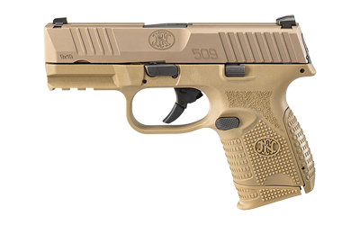 FN 509 COMPACT 9MM LUGER 2-10RD FDE - for sale