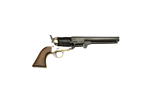 TRADITIONS BP REVOLVER 1851 NAVY .44 CAL 7.378" BRASS/WAL - for sale