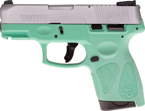 TAU G2S 9MM 3.26 SS CYAN FRAME 2 7RD - for sale