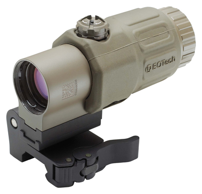 eotech - G45 - MODEL G45 MAGNIFIER TAN W/STS MOUNT for sale