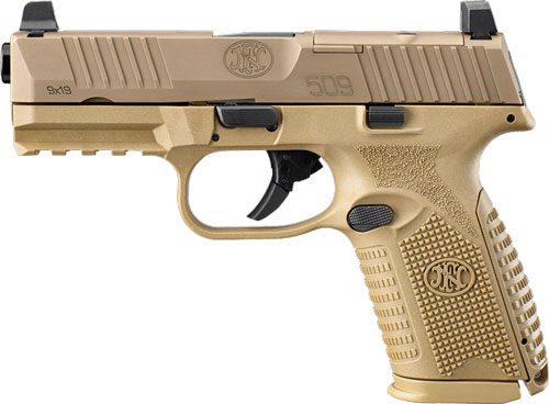 FN 509 MIDSIZE 9MM 4" 10RD FDE - for sale