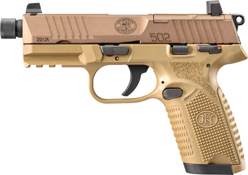 FN 502T 22LR 4.6" 2-10RD FDE - for sale