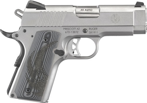 RUGER SR1911 45ACP 3.6" STS 7RD - for sale