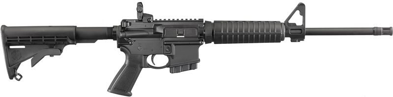 RUGER AR556 .223 10-SHOT BLACK SIX POSITION STOCK - for sale