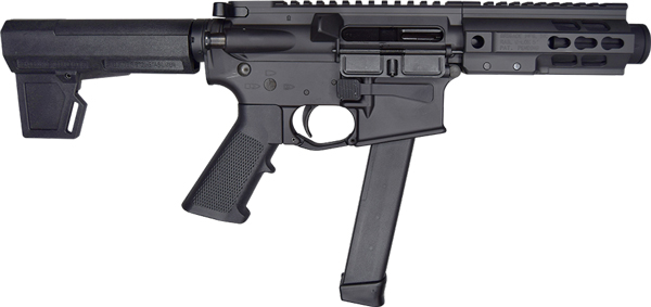BRIGADE 9MM AR STYLE 5.5"BLK PISTOL - for sale