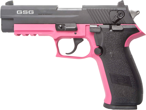 GERMAN SPORT FIREFLY .22LR 4" FS 10RD NON-TREADED PINK - for sale
