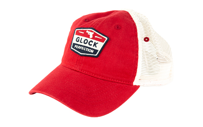 GLOCK MESH TRUCKER HAT RED - for sale