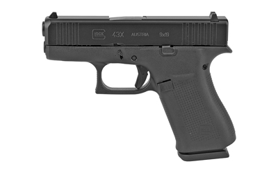 GLOCK 43X 9MM BLK 10RD 2 MAGS - for sale