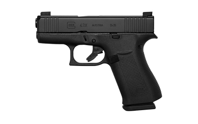 GLOCK 43X 9MM BLK 10RD MOS 2 MAGS - for sale