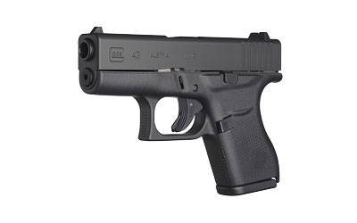 GLOCK 43 9MM LUGER FS 6-SHOT BLACK - for sale