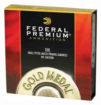 FED PRIMERS- SMALL PISTOL GOLD MEDAL MATCH 5000PK - for sale