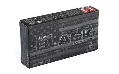 Hornady - Black - .223 Remington - AMMO BLACK 223 REM 62GR FMJ  20/BX for sale