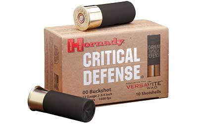 Hornady - Critical Defense - 12 Gauge 2.75" - AMMO 12 GA 00 BUCKSHOT CRIT DFNSE 10/BX for sale