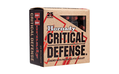 HORNADY CRITICAL DEFENSE 115GR 25RD 10BX/CS 9MM LUGER FTX - for sale