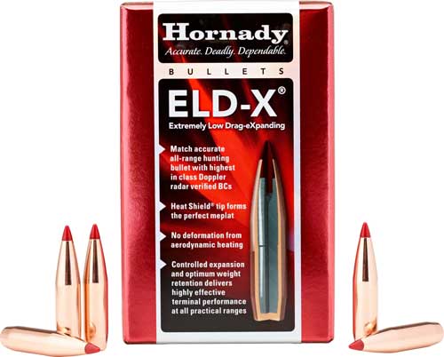 HORNADY BULLETS 25CAL. .257 110GR. ELD-X 100CT 25BX/CS - for sale
