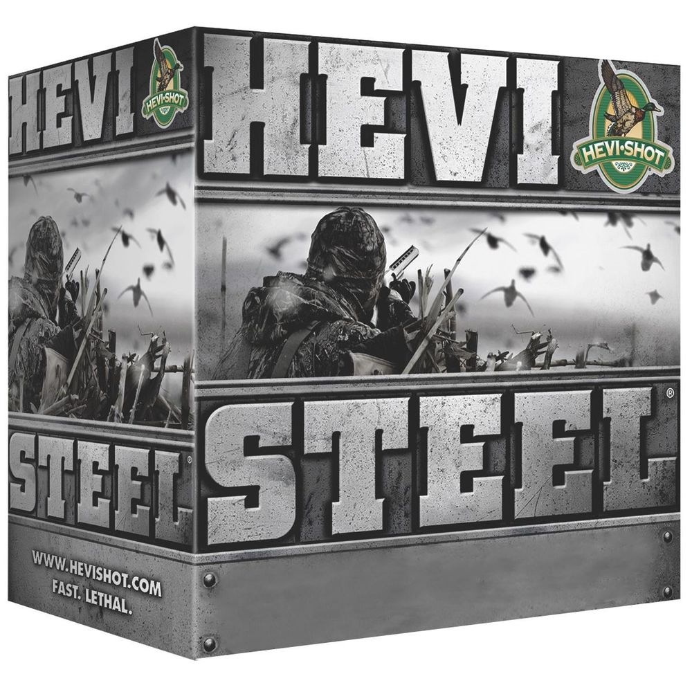 HEVI-SHOT HEAVY STEEL 12GA 2.75" 1-1/8OZ #2 25RD 10BX/CS - for sale