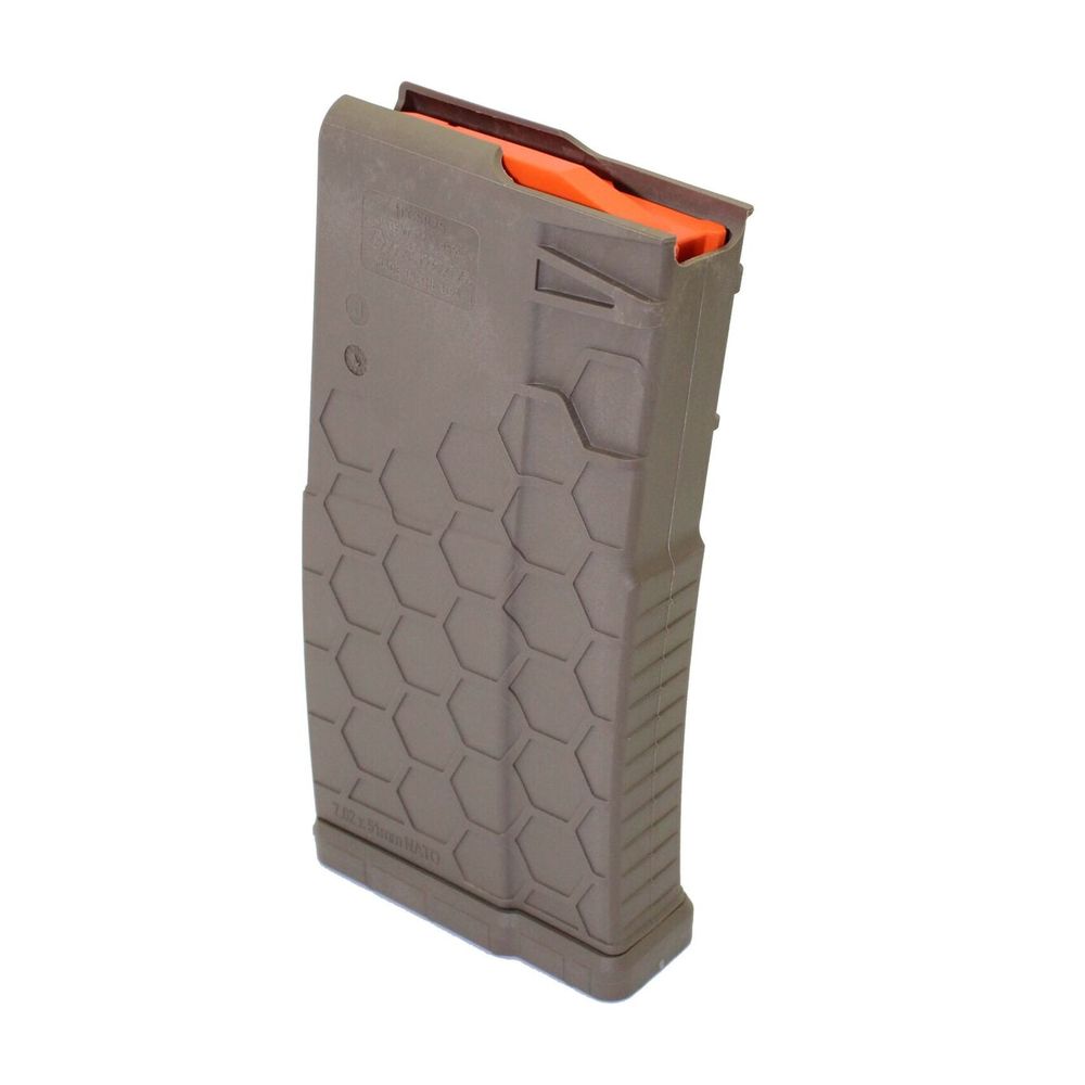 HEXMAG MAGAZINE SR-25 .308 WIN 10RD FDE POLYMER - for sale