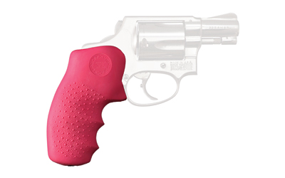 HOGUE GRIPS S&W J FRAME RUBBER ROUND BUTT MONOGRIP PINK - for sale