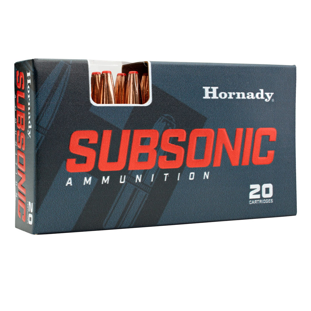 Hornady - Subsonic - .30-30 Win - AMMO SUBSONIC 3030 WIN 175 GR SUBX 20/BX for sale
