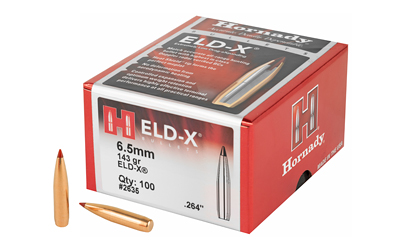 HRNDY ELD-X 6.5MM .264 143 GR 100CT - for sale