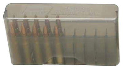 mtm case-gard - Slip-Top Ammo Box - SLIPTOP MED RIFLE CTG BOX 20RD - CLR SMK for sale