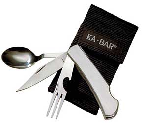 KBAR HOBO FORK/KNIFE/SPOON SS BX - for sale