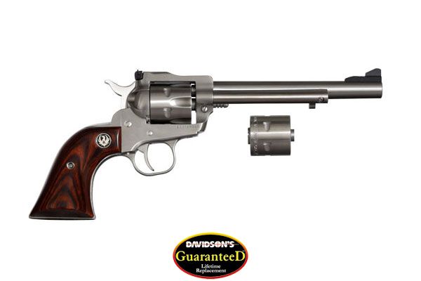 RUGER SINGLE-SIX CONVERTIBLE .22LR/.22WMR 6.5" AS S/S WOOD - for sale