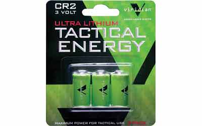 VIRIDIAN LITHIUM BATTERY CR2 3-PACK FITS C-SERIES - for sale