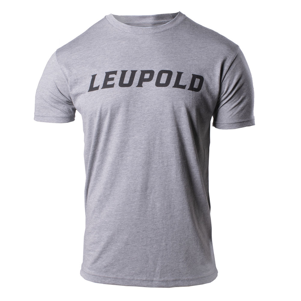 leupold & stevens - Wordmark - LEUPOLD WORDMARK TEE GRAPHITE HEATHER M for sale