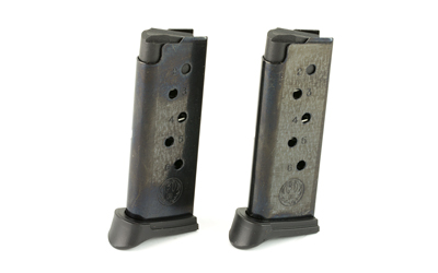 RUGER MAGAZINE LCP .380ACP 6RD W/FINGER EXT. 2-PACK - for sale