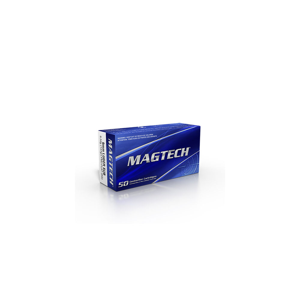 MAGTECH 9MM 147GR FMJ SUB 50/1000 - for sale